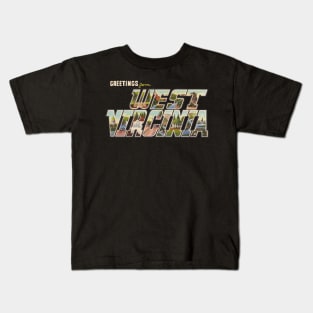 Greetings from West Virginia Kids T-Shirt